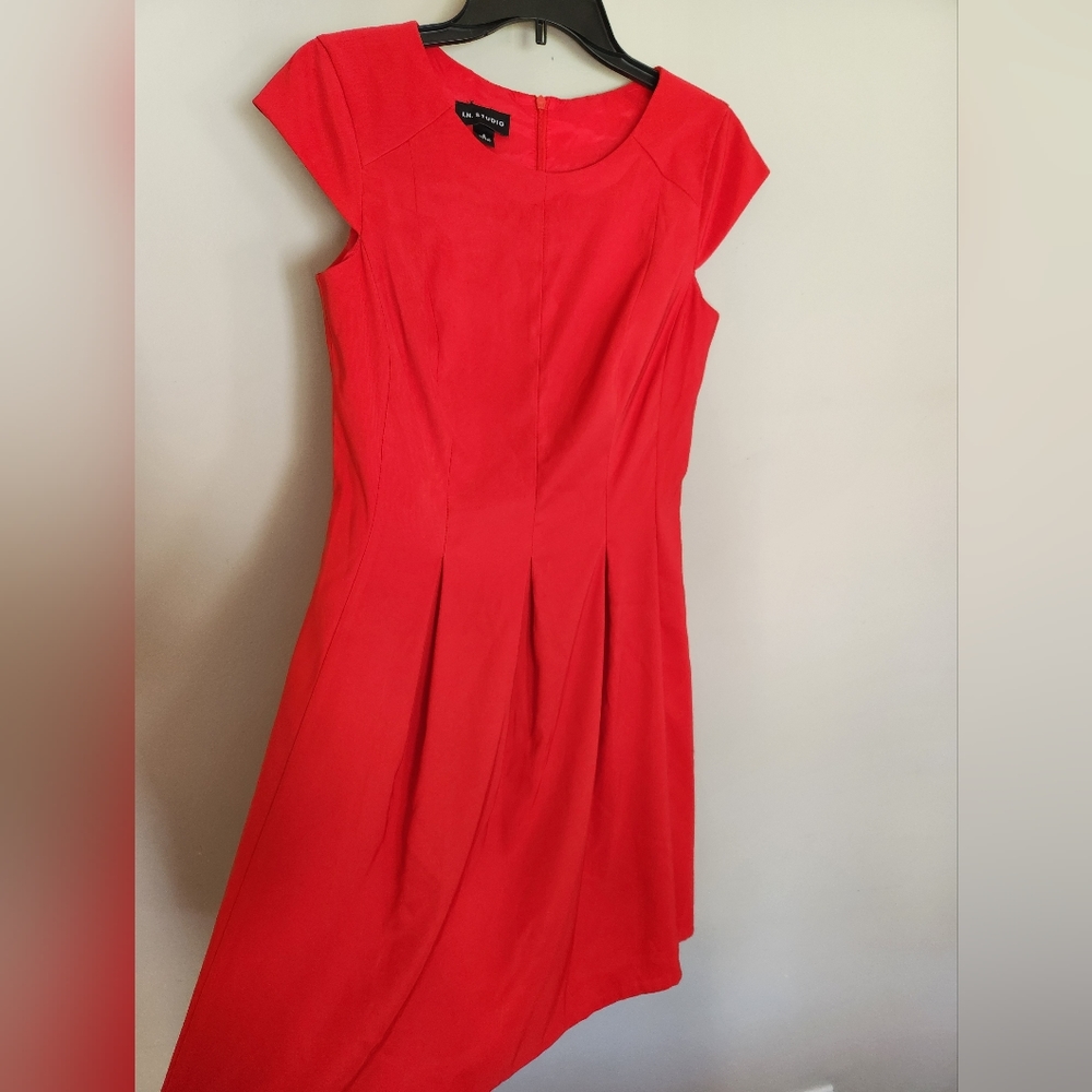 I.N. Studio retro style red dress size 6‎